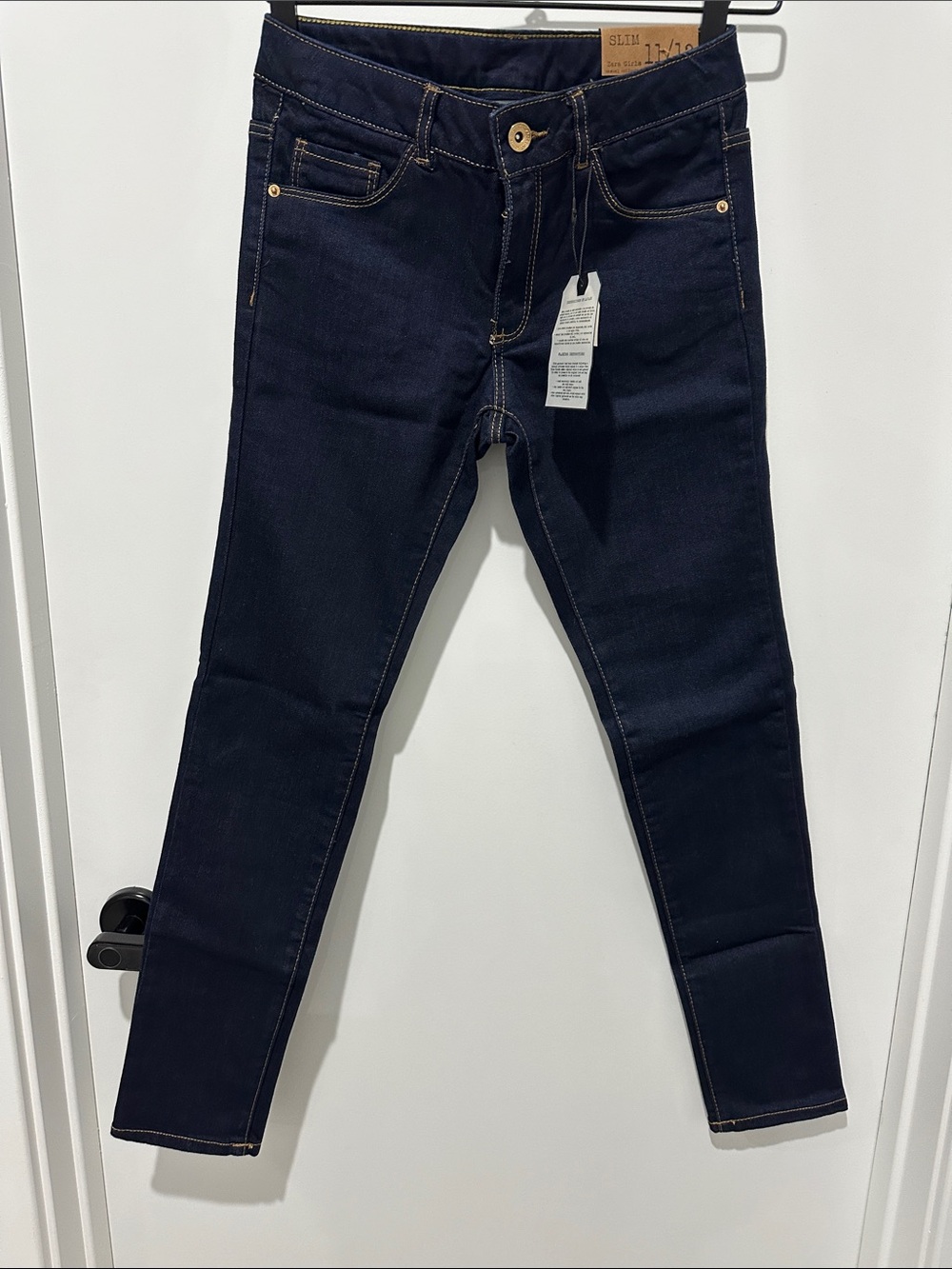 ZARA GIRLS DARK BLUE JEANS